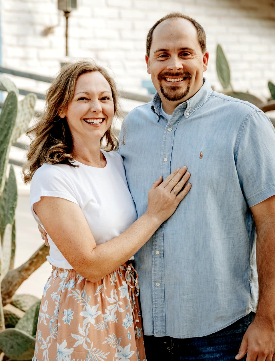 Andrew Varney and his wife